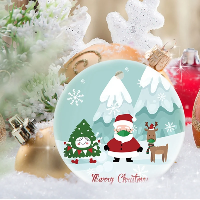 2020 Рождественская елка украшения Счастливого Рождества милый Санта 2 9 дюйма
