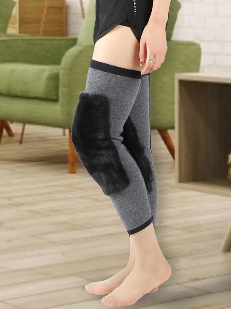 

Thicken Knee Pads And Joints To Keep Warm Men And Women Middle-aged And Elderly Inner Wear Cold Protection Plus Calf Warm Knee