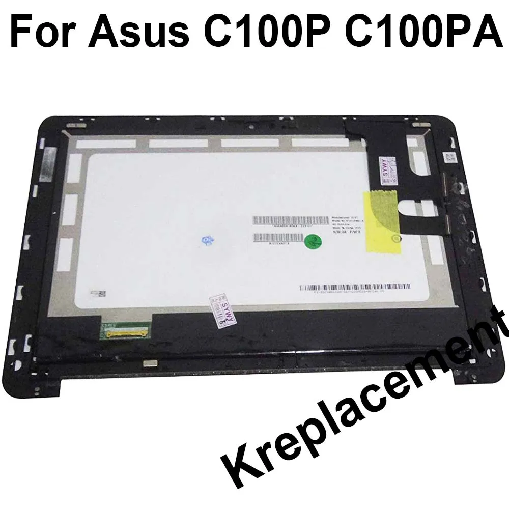 Для ASUS Chromebook C100P C100PA серии 10 1 &quotсветодиодный ЖК дисплей сенсорный экран в сборе с