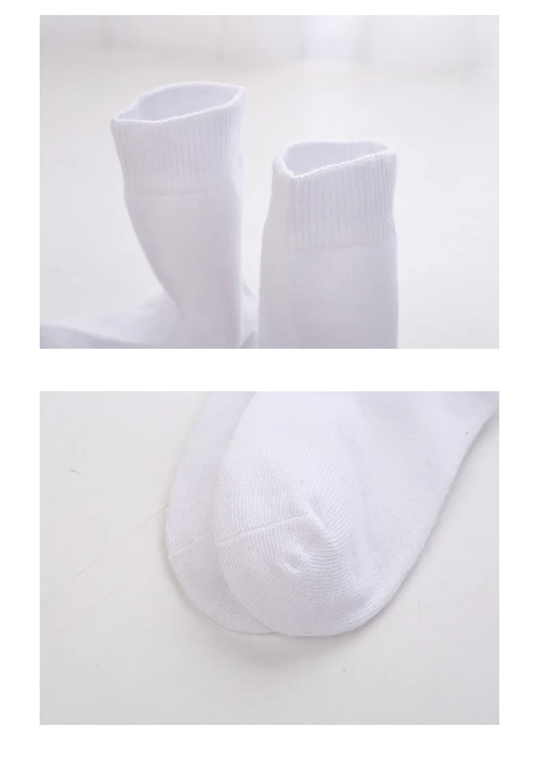 5 пар в партии носки для мальчиков и девочек белого цвета хлопковые мягкие