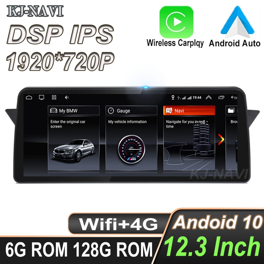 

12.3" Android 10 Car Player Multimedia GPS Navigation For BMW X1 E84 2009 - 2015 iDrive / CIC System 1920*720P Wireless Carplay