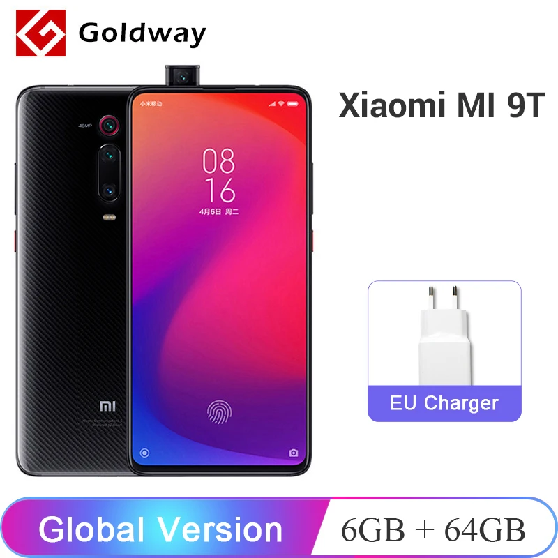 Глобальная версия Xiaomi mi 9T(Red mi K20) 6 ГБ ОЗУ 64 Гб ПЗУ/6 ГБ ОЗУ 128 Гб ПЗУ Смартфон Snapdragon 730 Восьмиядерный 48 МП камера NFC