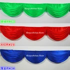 Свадебный фон занавеска Swag ледяная шелковая ткань драпировка для событий дизайн для стола юбки вечеринка для будущей мамы банкет Декорация