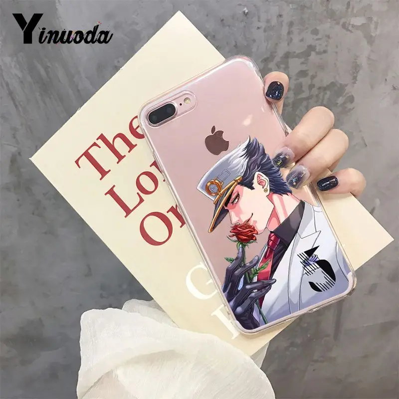 Yinuoda jojo простой красочный телефон аксессуары чехол для Apple iPhone 8 7 6 6S Plus X XS max 5 5S SE XR чехол