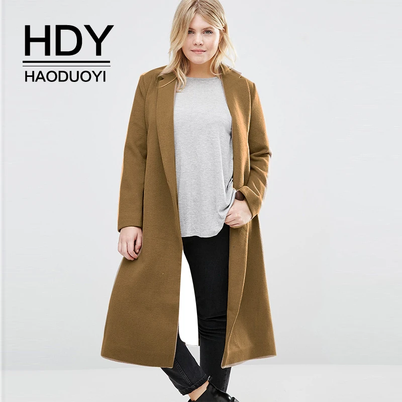 HDY Haoduoyi Новинка осени и зимы 2019 Большой Простой Женский Галстук кофейного цвета с