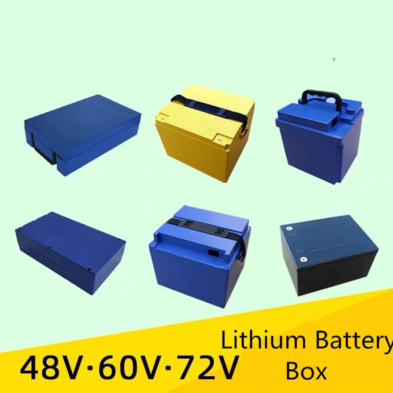 

ABS+PC 48V 60V 72V 20Ah 12Ah Lithium Battery Box 18650 li-ion Pack Case Shell Holder EV Tool Parts Insulation Moisture Proof