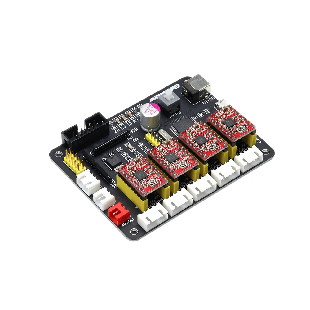 EleksIVAxis XYZA 4 оси драйвер шагового двигателя Управление плата панель управления + USB