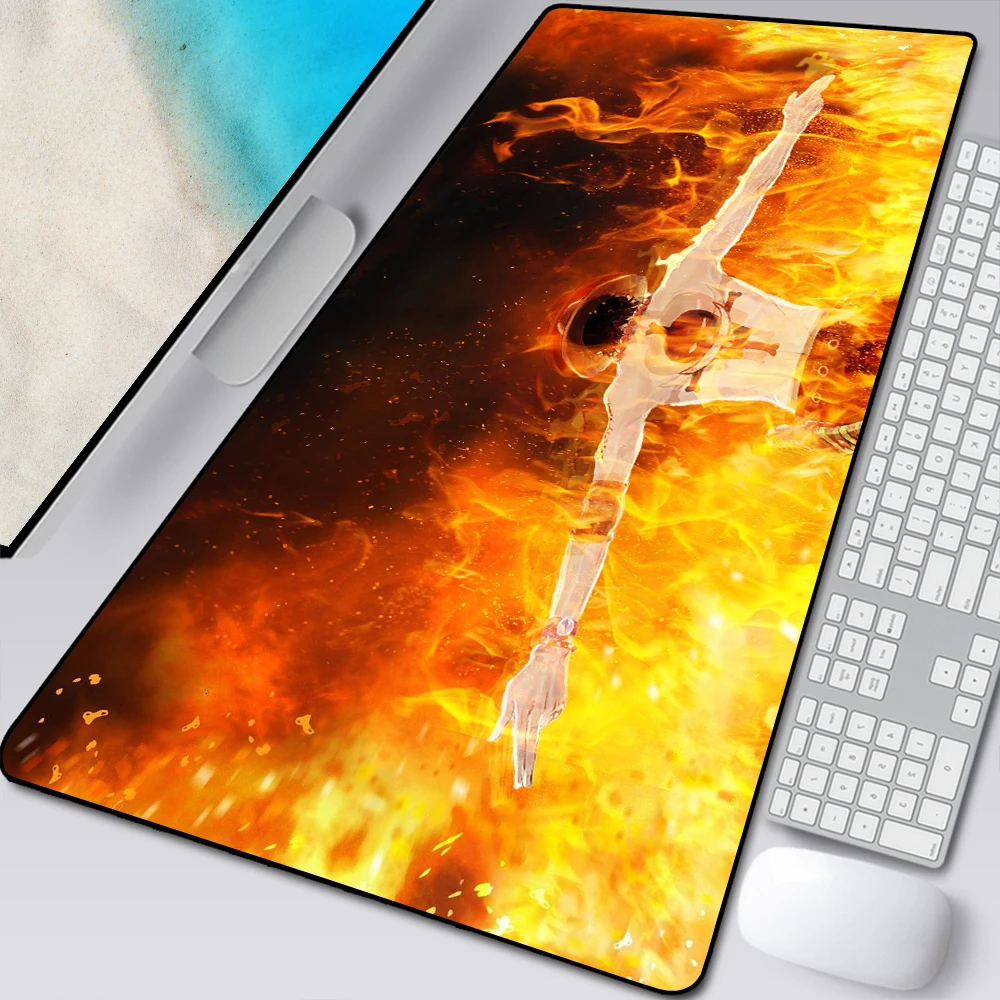 Игровой коврик для мышки с аниме, игровой коврик для клавиатуры и мыши, скоростной резиновый размер XXL, 900x400x3 мм, мультяшный большой коврик для мыши для компьютера и ПК