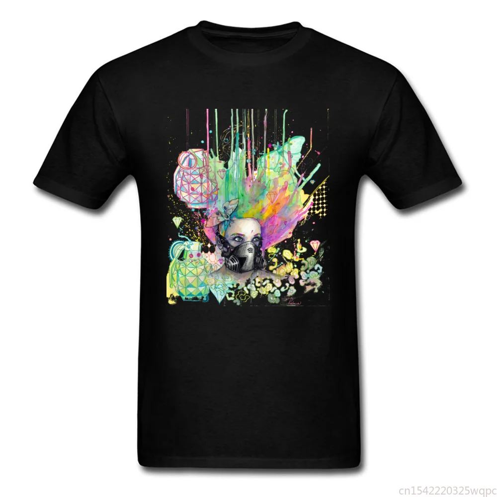 

Radioactive Watercolor Art Design Men T-shirt Woman Painting Unique Cool