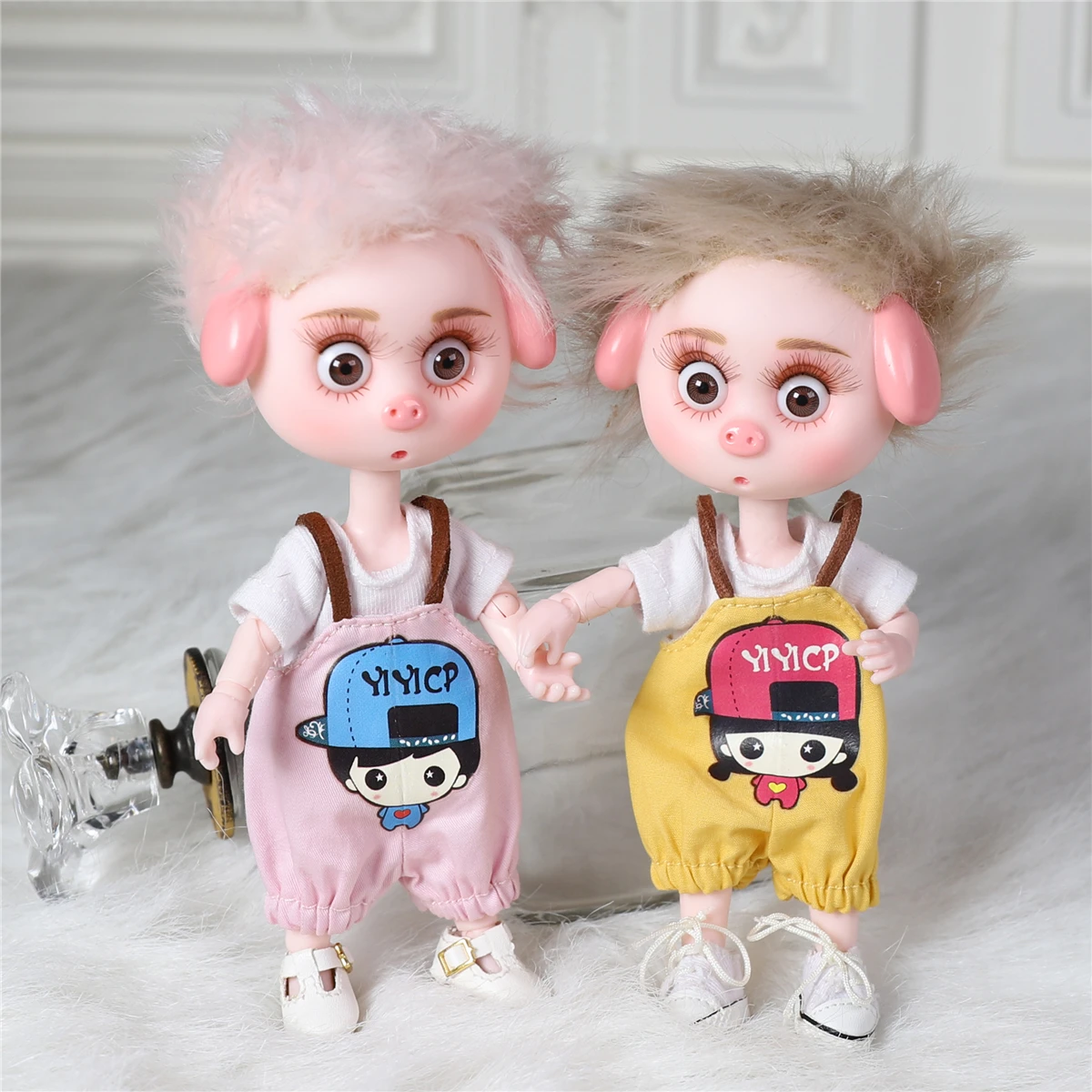 Сказочная кукла 1/12 BJD DODO 14 см мини 26 шарниров тела милая детская Подарочная