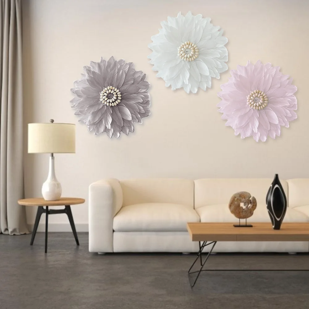 Зеркало в стиле бохо с перьями макраме ручной работы Настенное подвесное зеркало