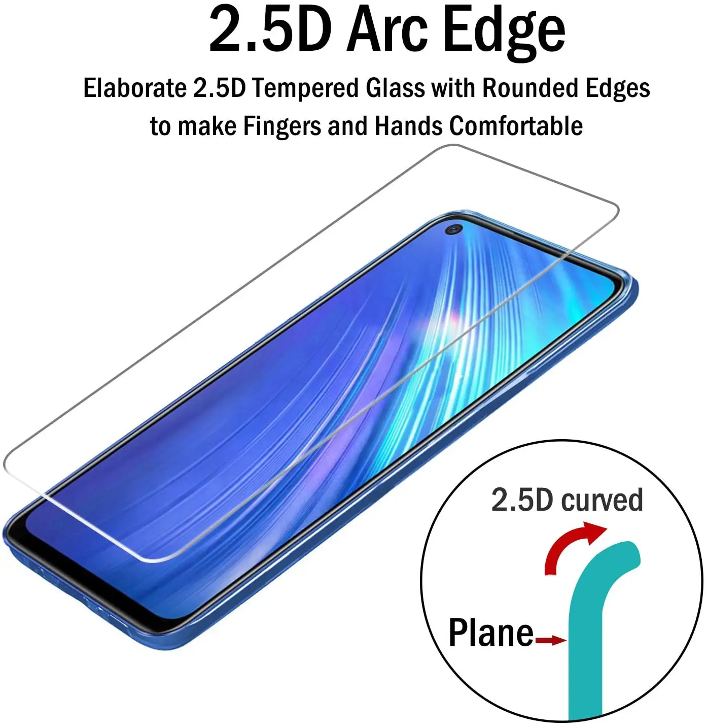 2.5D Закаленное стекло для Elephone E10 Pro 9H Высококачественная защитная пленка
