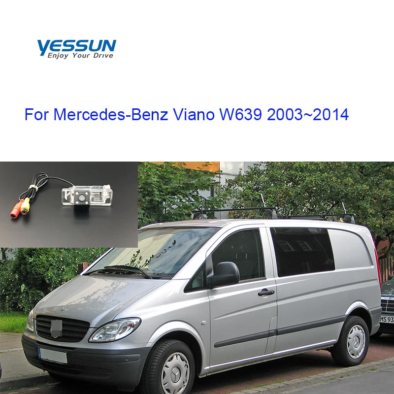 Камера заднего вида Yessun для Mercedes Benz Viano W639 2003 2004 2005 2006 2007 ~ 2014/камера номерного