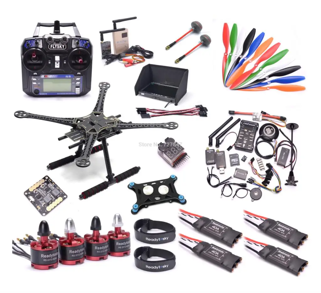 S500 500 мм/F450 450 мм Квадрокоптер комплект Контроллер полета PIXHAWK 2.4.8 2212 920KV мотор 40A ESC