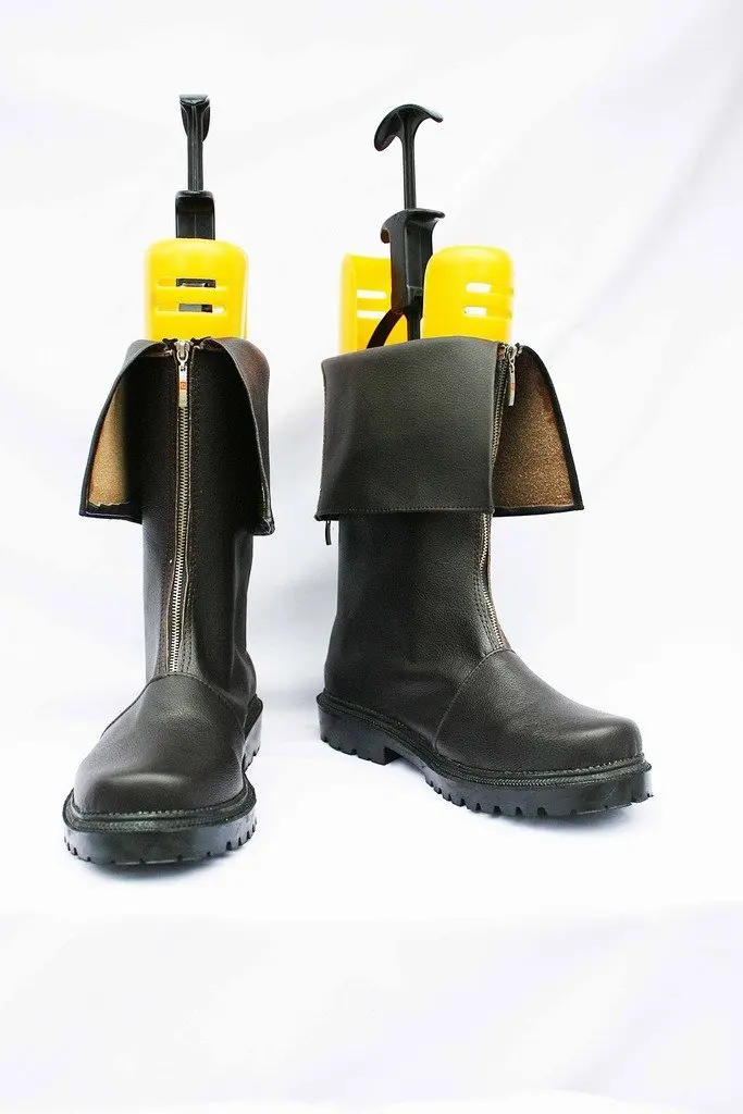 Обувь для косплея окончательной фантазии VII FF7 черные ботинки сделанные на заказ |