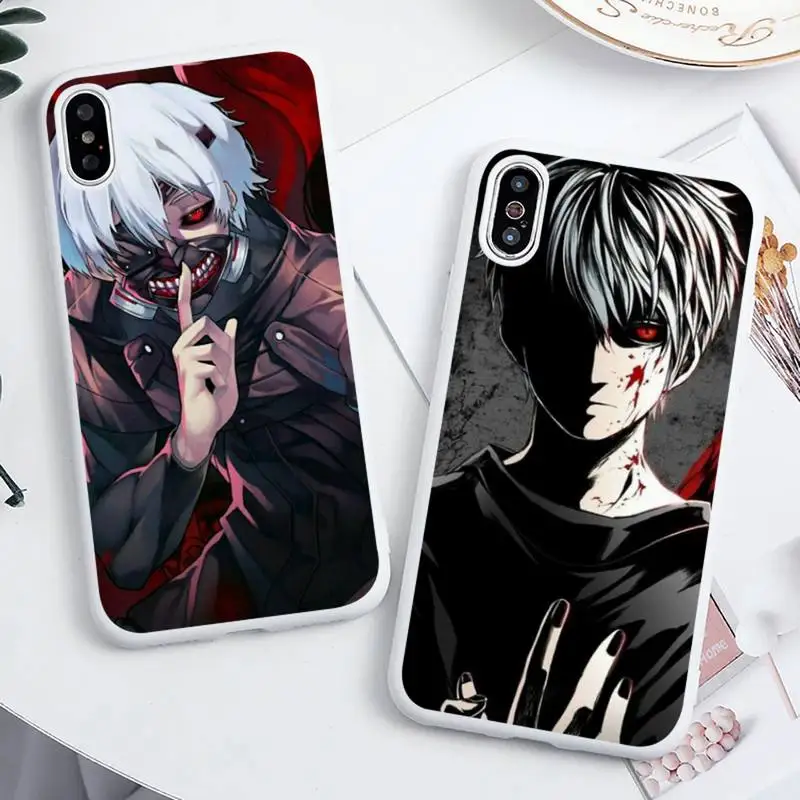 

Handsome animationTokyo Ghouls Phone Case Candy Color for iPhone 6 6S 7 8 11 12 XS X SE 2020 XR mini pro Plus MAX funda
