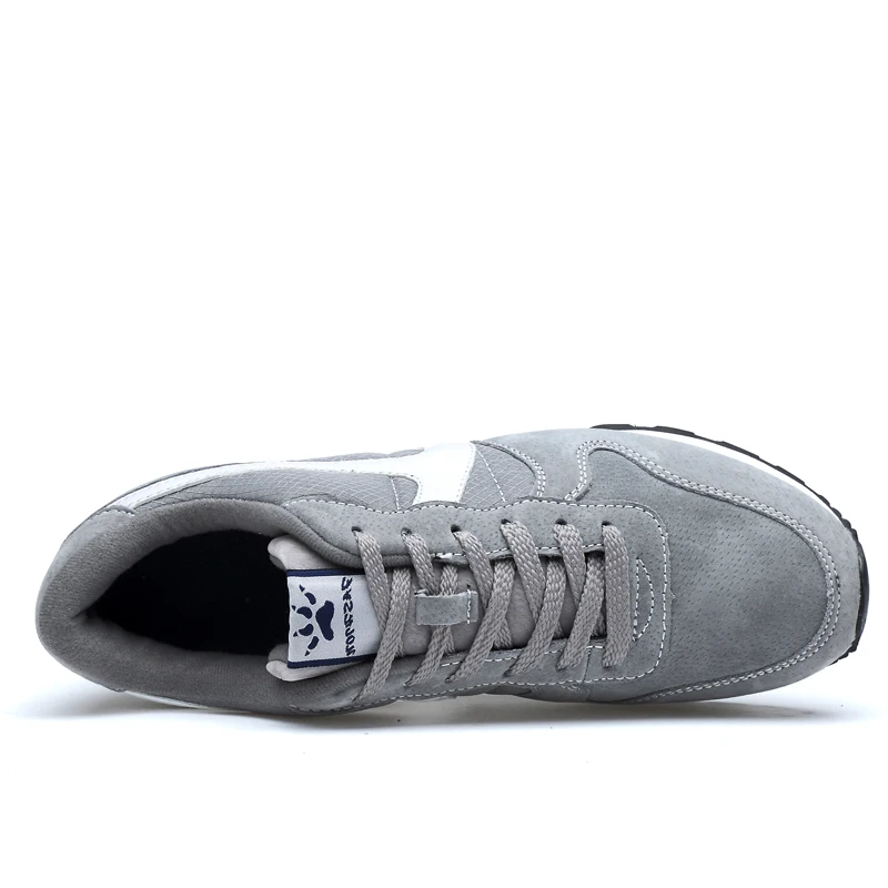 

Comfortable Soft Mens Sneakers Suede Leather Men Running Shoes Lifestyle Spring Men Sneakers Hard Sole Light Running Sport Shoes