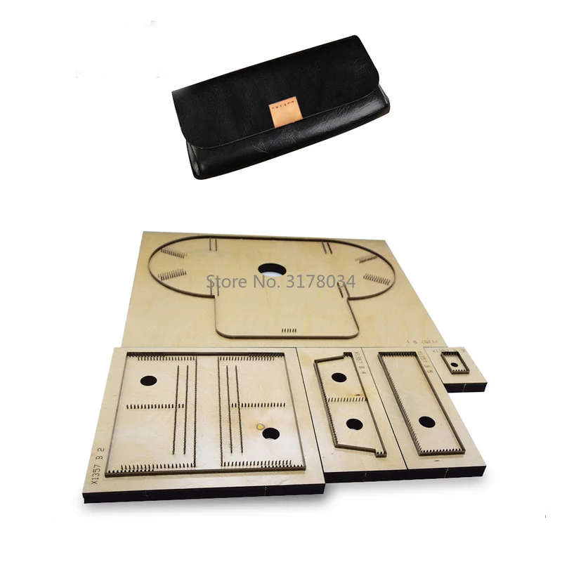 Сделай Сам кожаное ремесло Сумочка нож пресс формы длинный бумажник ручной