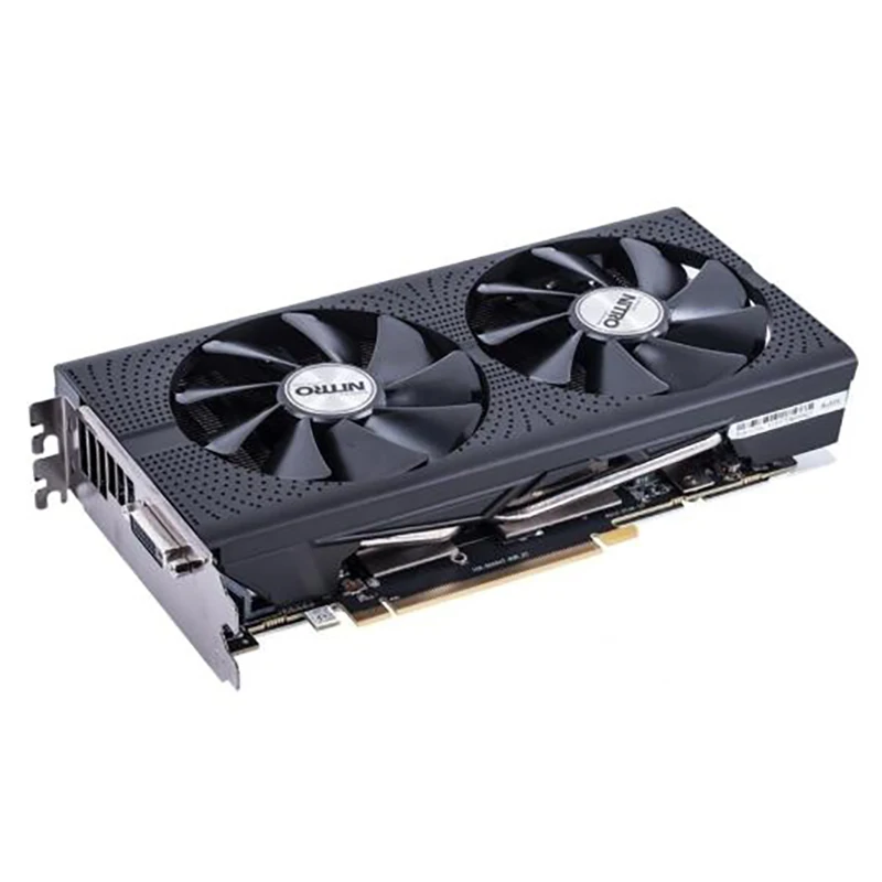 Б/у SAPPHIRE RX 470D 4 Гб видеокарты GPU Radeon RX470D для AMD400 компьютерная игровая карта HDMI PCI-E X16