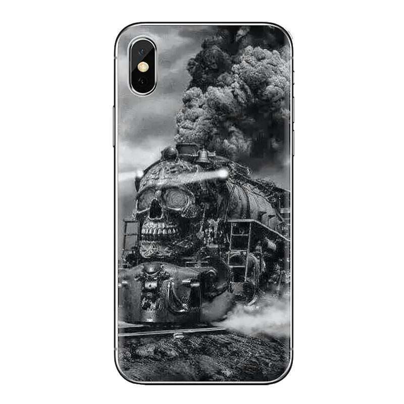 Поезд с паровозом старый поезда для samsung Galaxy S3 S4 S5 мини S6 S7 край S8 S9 S10 Plus Note 3 4 5 8 9