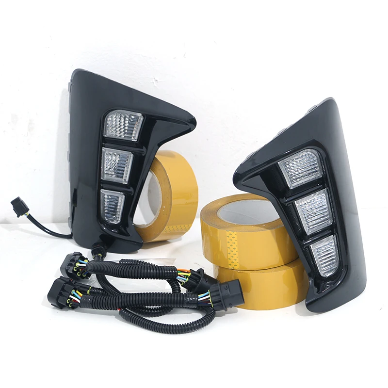 2 Шт. Светодиодные Дневные Ходовые Огни DRL Для KIA PEGAS 2018 2019 Противотуманные