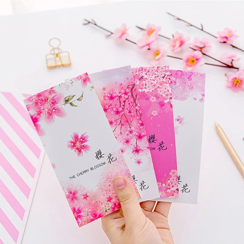 Милый блокнот для заметок Sakura бумажный канцелярские принадлежности школы и