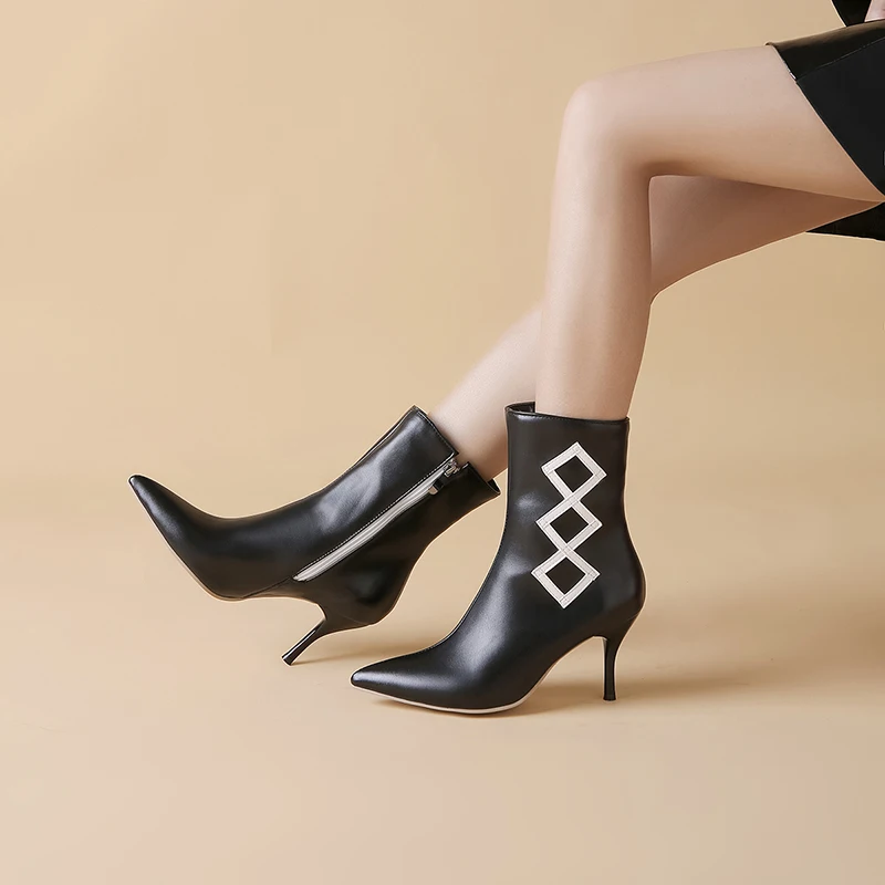 

Big Size Pointed boots boots women shoes ankle boots for women ladies boots shoes woman winter