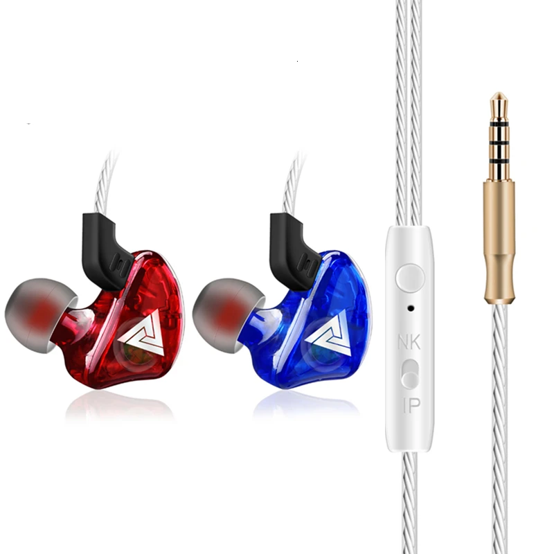 TU5 Blue and red Headset Graphene Diaphragm Headphones Wired+Wireless Bluetooth Earphone Gaming Earbuds For Xiaomi iPhone Huawei Computer Gamer - Цвет: TU5 Blue and red