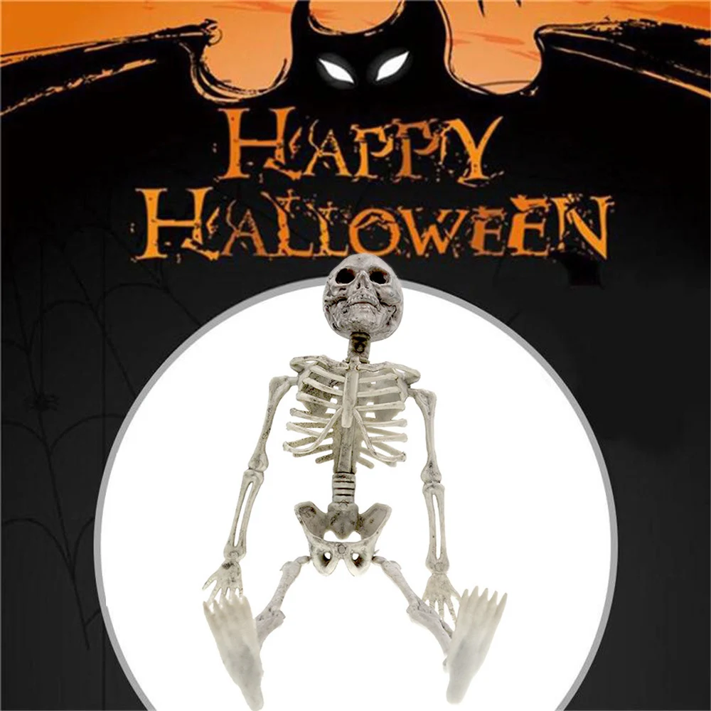 

40 cm durable simulation of hanging human skeleton whole body party props for Halloween decoration