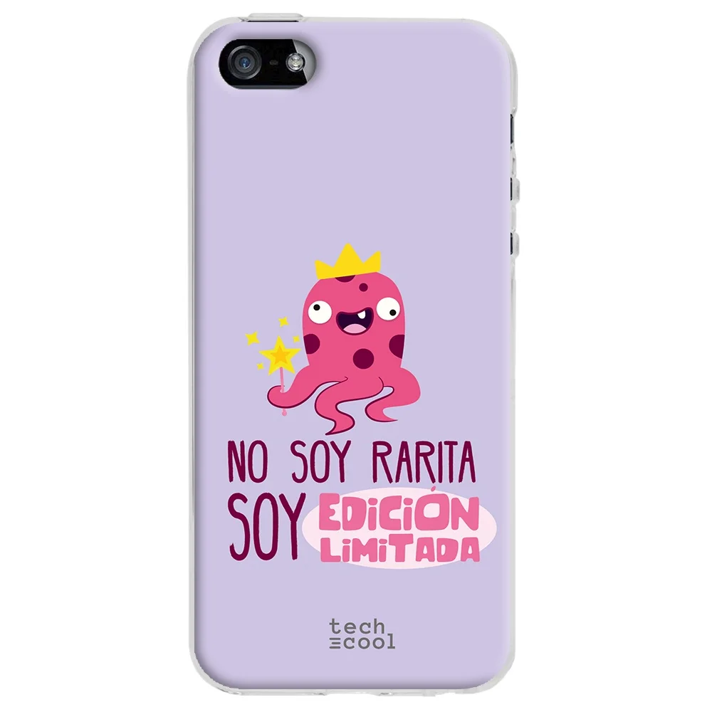 FunnyTech®Чехол для Iphone 5 / 5S SE l чехол с фразой I am not R limited edition на фиолетовом