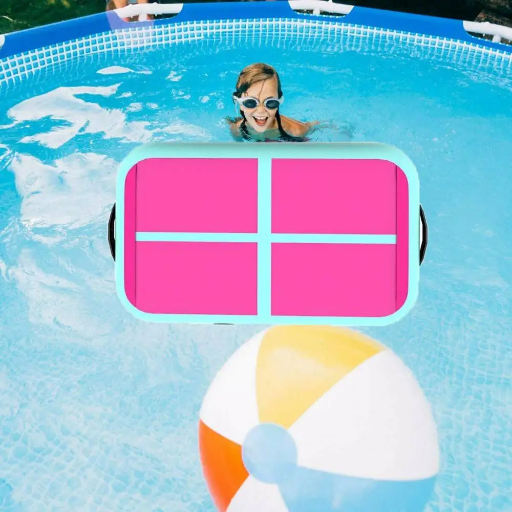 

US/CZ Stock Pink Color Air Track Inflatable Airtrack Gymnastics Tumble Track Gym Mat Air Floor Yoga Mat for kids Adults Outdoor