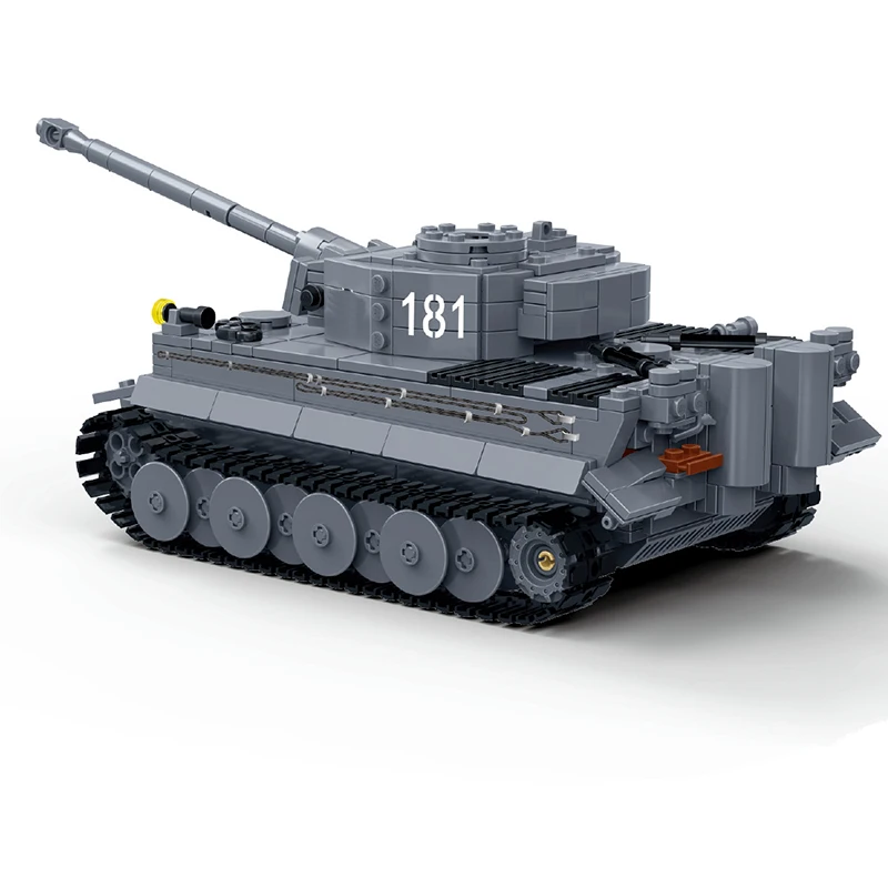 

NEW 1010PCS WW2 Military Soviet Russia T-181 Medium Tank Building Blocks Military Soldiers Military Technic Tank Blocks Toys