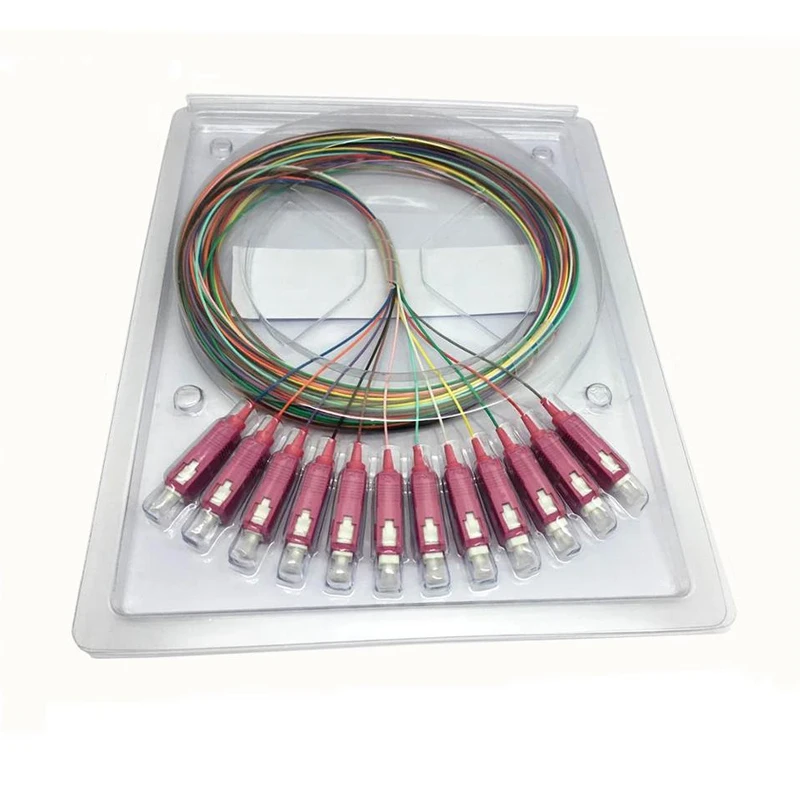 12 цветов SC Multimode мм OM4 0 9 1 м 5 2 волоконно оптическая косичка