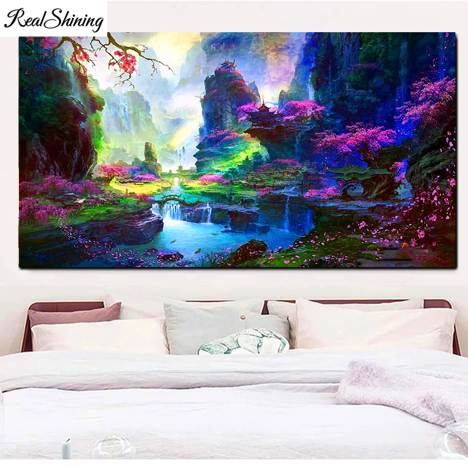 

Набор для алмазной вышивки «Пейзаж сказочной страны», T1145