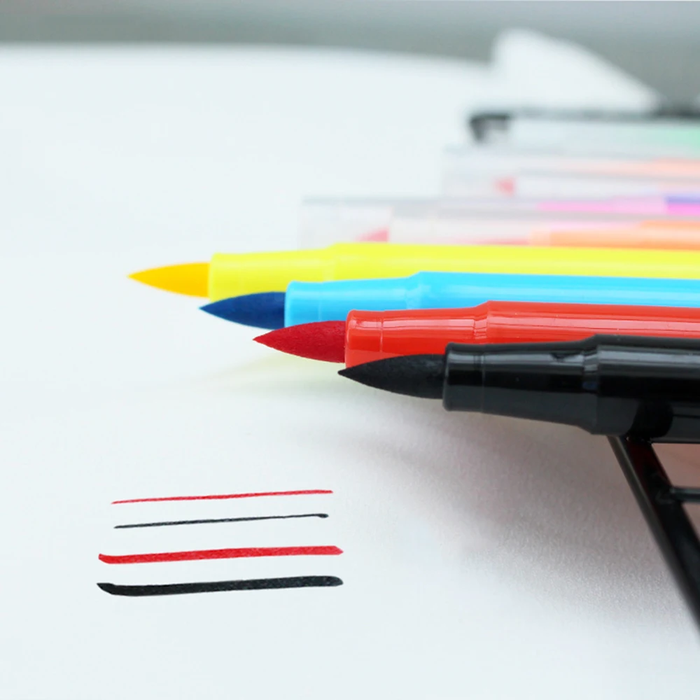 Пигментная ручка-кисть для рисования 10 цветов | Дом и сад