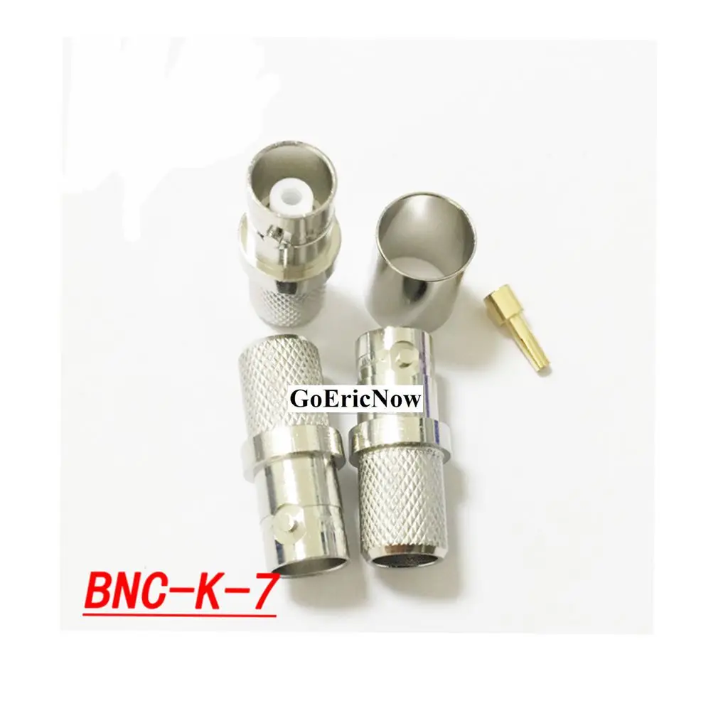 10 шт. RF коаксиальный 50 Ом BNC разъем мама/папа для 7 RG8 LMR400 RG213 адаптера|male connector|male