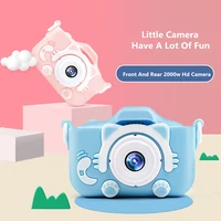 children kids digital camera with 32gb tf card hd 1080p 2 inch cute cat cameras built in game educational toys mini photo camera