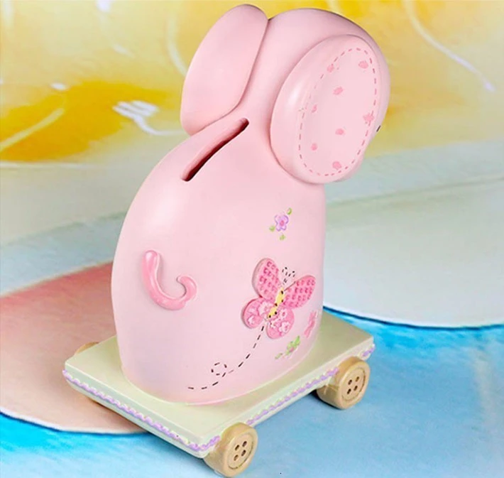 ElimElim 2018 Новый мультяшный слон экономия денег Детская монета полимерные