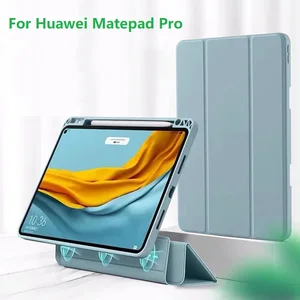 for huawei matepad 10 4 case pro 10 8 5g smart folio case for honor pad v6 magnetic split function matepad pro 10 8 2021 free global shipping