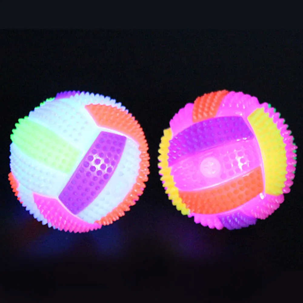 2020 новейший Variabele Цвет Led Volleybal Knipperlicht вверх Stuiterende Egel Bal Kinderen вечерние игрушки