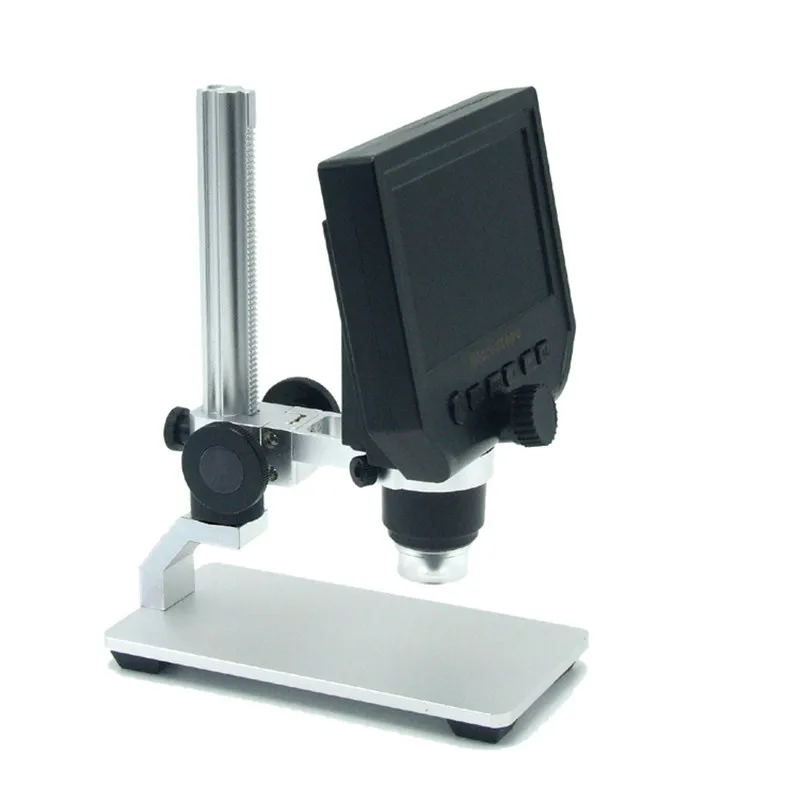Mustool-microscopio Digital G600 600X 3.6MP, microscopio electrónico de vídeo, lupa de reparación de teléfono LCD HD de 4,3 pulgadas con soporte de Metal