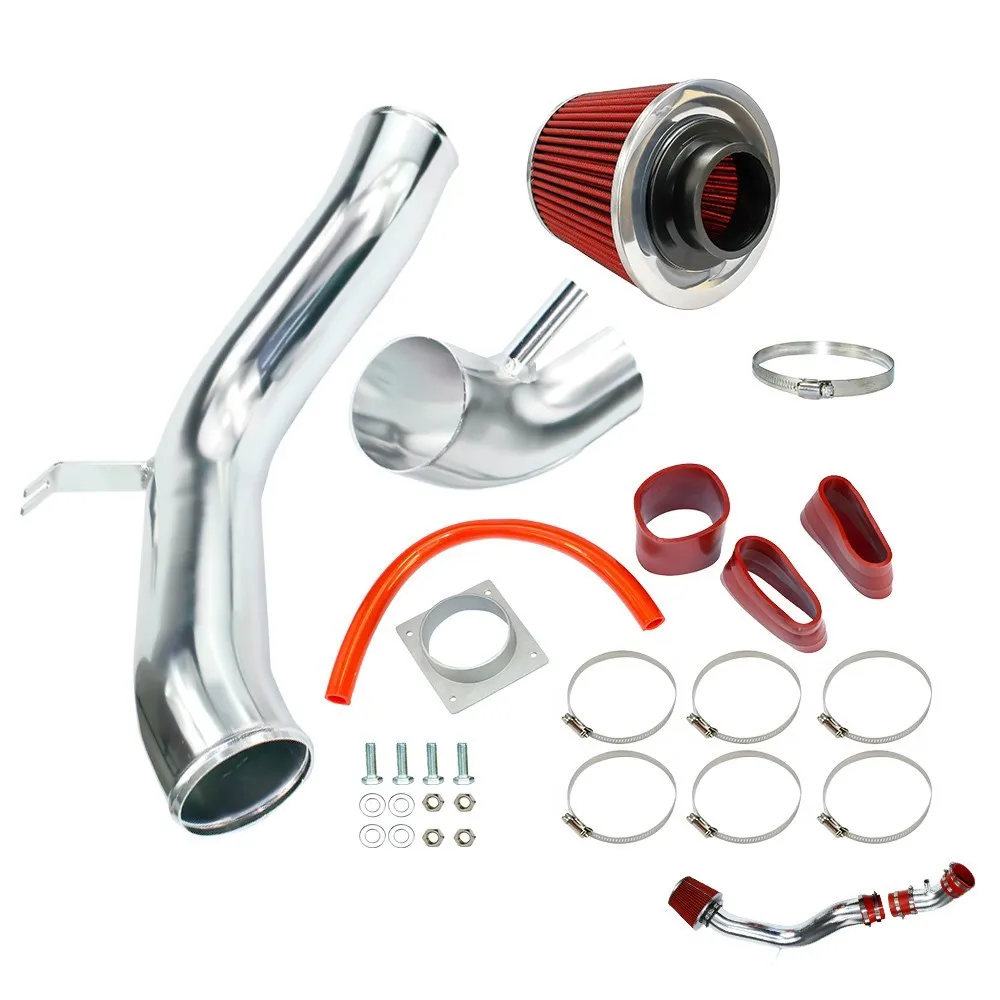 CNSPEED воздухозаборе Комплект гоночный автомобиль для Nissan 02-06 Altima/04-05 Maxima 3.5L V6 холодного воздуха с 3 ''дюйма воздушный фильтр
