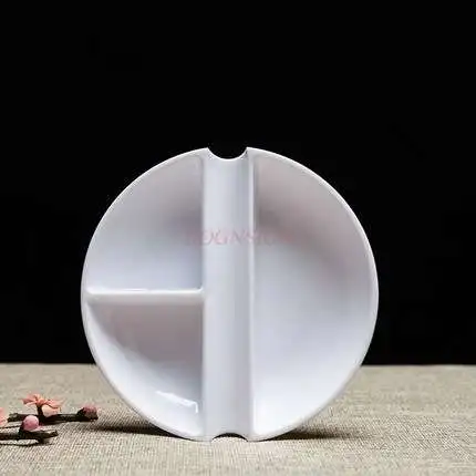 Овальная Палетка Сливовая трехстрочная Акварельная тарелка плоская картонная