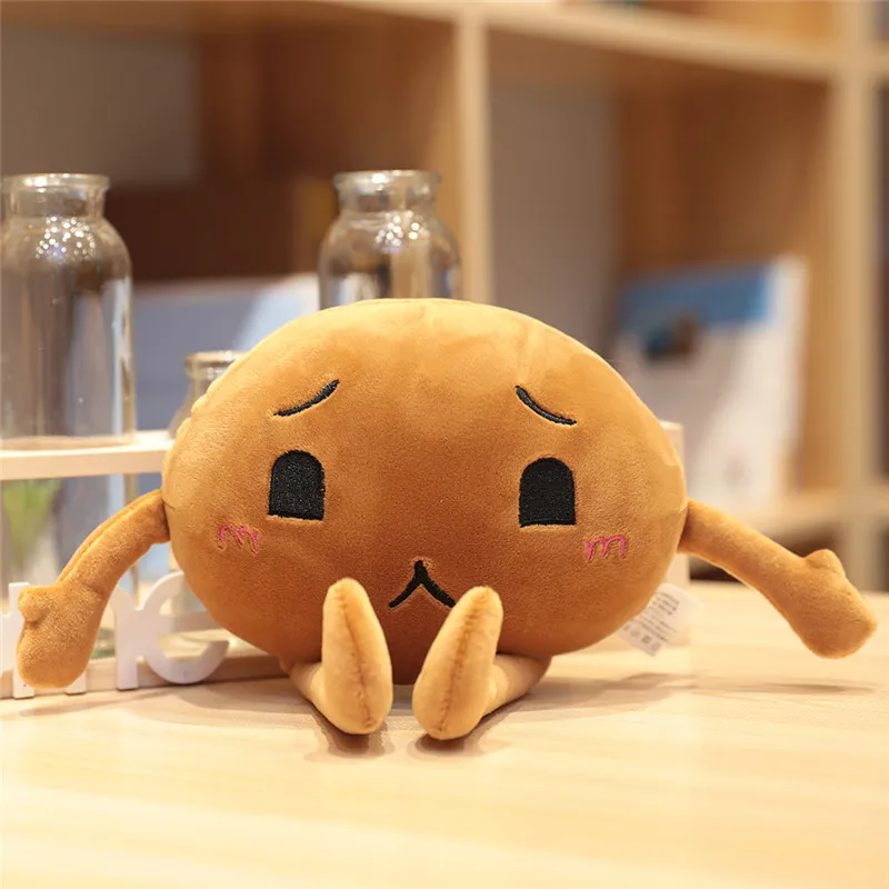 nutlet angry 20cm Плюшевый авокадо игрушки костюм Фаршированные Фрукты авокадо нутлет подушка дети игрушки творческий подарок на день рождения ребенок дети девочка - Color: nutlet angry 20cm