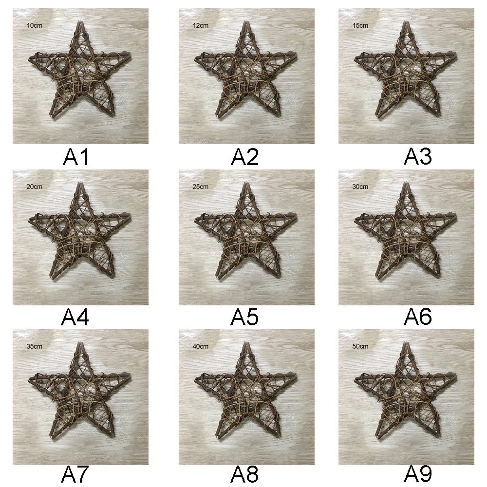 Высушенные Ротанговые звёзды ручной работы 10 50 см|Искусственные и сухие цветы| |