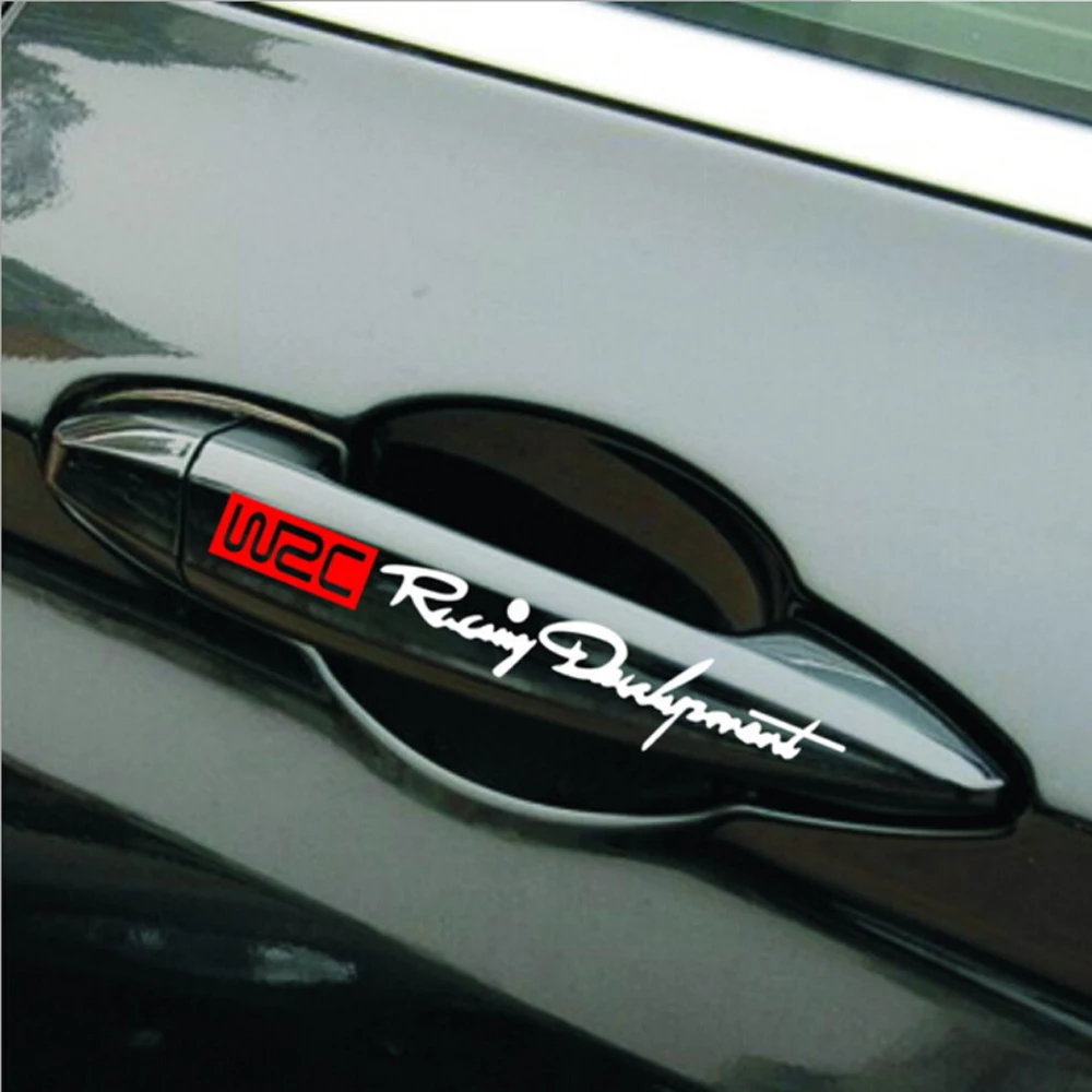 4pcs/set Car-styling WRC Logo Door Handle Reflective Stickers for Mazda 2 3 5 6 CX-3 CX-4 CX-5 CX5 CX-7 CX-9 Atenza Axela | Автомобили и