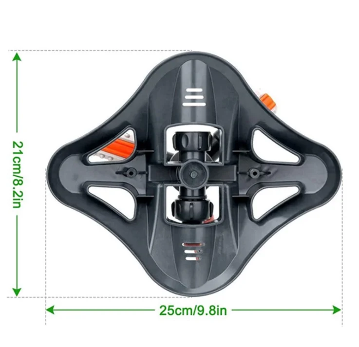 

Garden lawn sprinkler rubberized brand new automatic spraying three-prong sprinkler