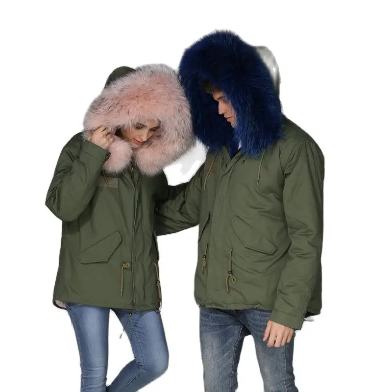 Свежий розовый/синий искусственный мех подкладка короткая Mr Mrs уличная одежда