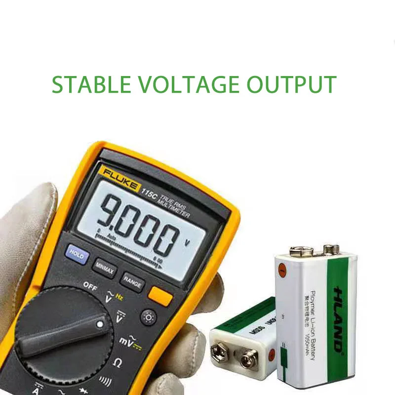2021 new USB cycle charging battery 9V 1200mAH is suitable for camera and other series of electronic products+USB cable | Электроника