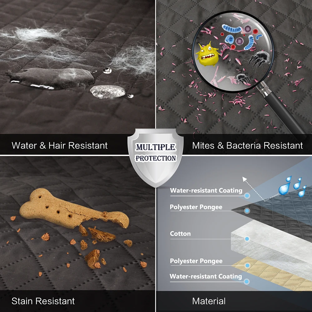 

Recliner Sofa Cover Pet Dog Kids Mat Protector Elastic Sofa Couch Cover Waterproof Quilted Furniture Protector